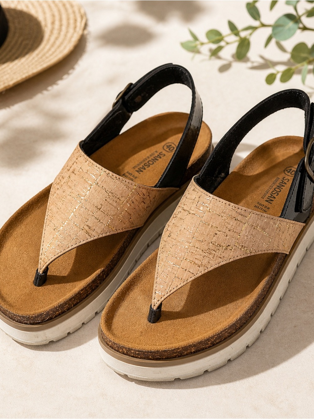 SANOSAN Spain Comfort Sandals‎ Size 40